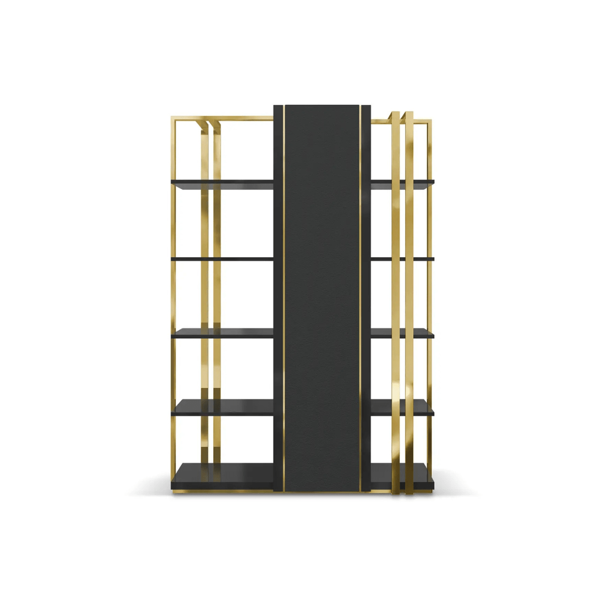 apotheosis bookcase luxxu 01 Monochrome Gold Sideboard