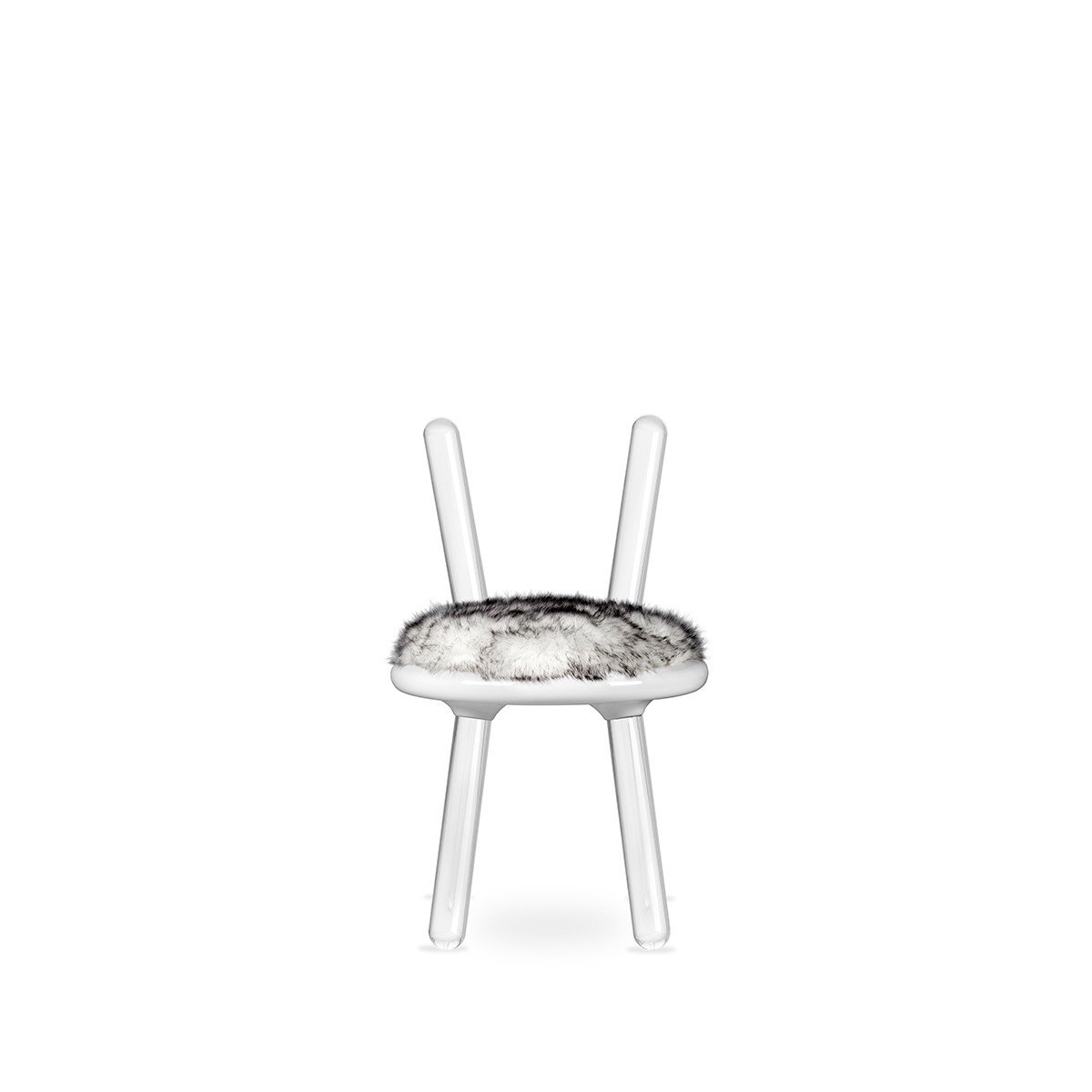 Illusion White Bear Chair