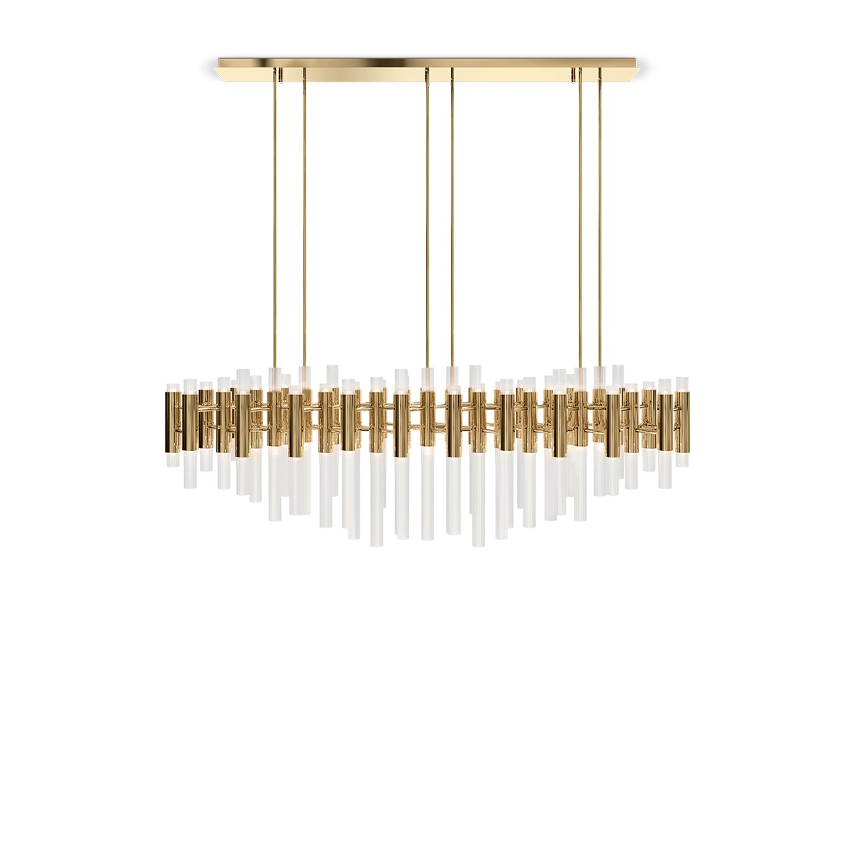 Waterfall Rectangular Suspension Lamp