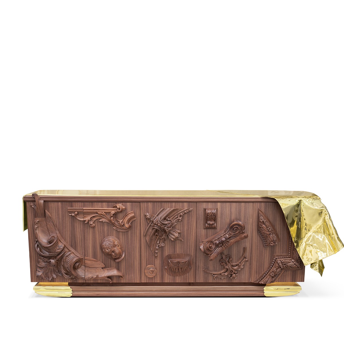 Voltaire Walnut Sideboard