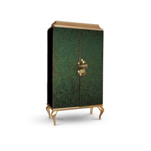 Divine Peacock Feather Armoire